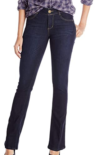 Democracy womens Absolution Itty Bitty Boot Jeans, Indigo, 10 US