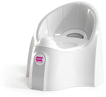 OK Baby N38916835X Pasha - das futuristische Töpfchen für entspannte Geschäfte, weiß