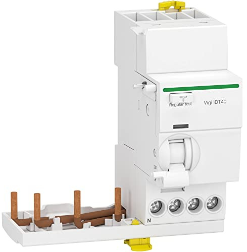 Schneider Electric - Acti9 iDT40 - module différentiel Vigi - départ iDT40-3P+N 25A 30mA type A SI - A9Y64725