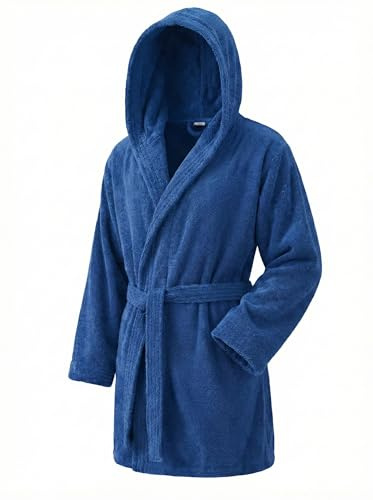 Top Towel - Elegant - Accappatoio per donna e uomo 100% cotone, 500 g/m² - Opzione con cappuccio o senza cappuccio - Morbido e assorbente per doccia, spa e piscina