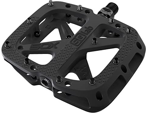 5OX, MTB Gravity & E-Performance Fahrrad Plattformpedale SQlab, Schwarz, Large (46-50