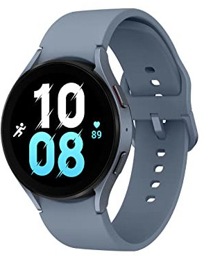 Samsung Galaxy Watch5 Smartwatch, Gesundheitsfunktionen, Fitness Tracker, ausdauernder Akku, LTE, 44 mm, Blue inkl. 36 Monate Herstellergarantie [Exklusiv bei Amazon]