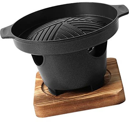 Mipcase Barbecue Au Charbon De Bois Pratique Pour La Maison Four Barbecue Léger Revêtement Antiadhésif Pour Un Nettoyage Facile