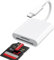 USB C SD Card Reader, Micro SD/SD to USB Type C OTG Adapter, Dual Slots Camera Card Viewer Memory Card Reader for iPhone 16/15 Series, MacBook Pro/Air, iPad Pro/mini/Air, Samsung