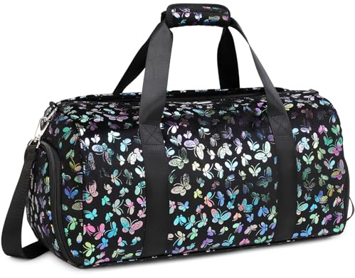 Peluche Borsa Sportiva Bambina Tote da Palestra Borsa Viaggio Bambina Borsa da Balletto Danzaper Bambini Borsa da Viaggio Borse Sportive da Ginnastica