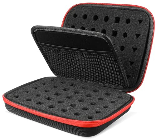 Abaodam Dados Caso Bolsa De Almacenamiento De Dados Portátil Soporte Soporte De Exhibición Contenedor Juego De rol Organizador Caja