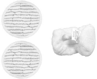 Escoba de vapor VM6 de sustitución, 2 pastillas para mopa + 1 juego de toallas