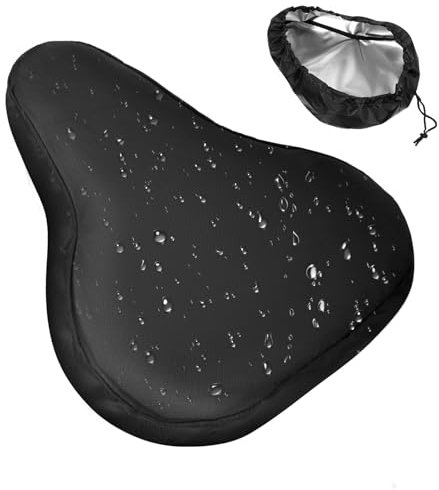 Apausvcm Fahrradsattel Regenschutz,Fahrradsattel überzug,Sattelbezug wasserdichte Fahrradsattelabdeckung,Elastische Fahrradsattel Schutzhülle,Fahrrad Sattelschutz,für Meisten Fahrradsattel