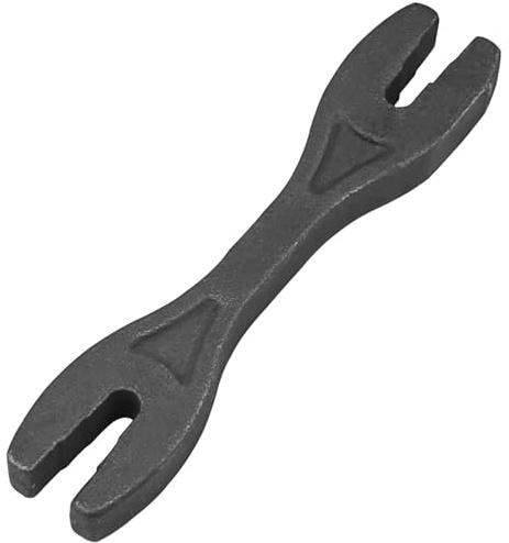 Cranviech 6 in 1 Spoke Wrench Forged Steel Spoke Spanner Wrench Tensioner Adjuster Tools Motorcycle Spoke Torque Wrench Tool Compatible with Yamaha Suzuki Kawasaki Honda Pit Dirt Bike