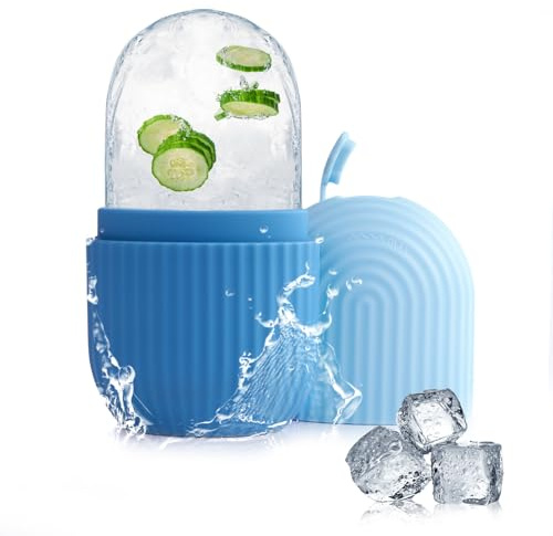 AiQInu Ice Roller, Rullo di Ghiaccio Facciale riutilizzabile Eye Ice Massage, Restringe i pori, riduce il gonfiore
