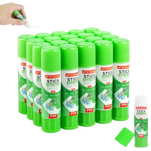 NUTKIT 20 st vita limpinnar, lösningsmedelsfri limpinne