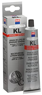 Krafft Grasa de Litio Multiusos, Grasa para Rodamientos y Herramientas con Aceite Mineral de Refino de Alto Grado y Jabón de Litio - 150 gr
