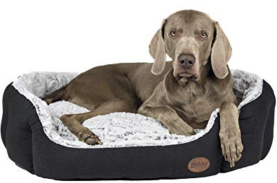 Nobby 60515 Komfort Bett oval Cacho, dunkelgrau