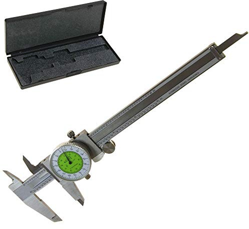 iGaging Dial Caliper 6 Fractional & Decimal Inch Combination Dual Scale