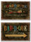 Die Stupell Home Decor Kollektion Roadhouse Grill BBQ und Brew Duo Küche Wandschild