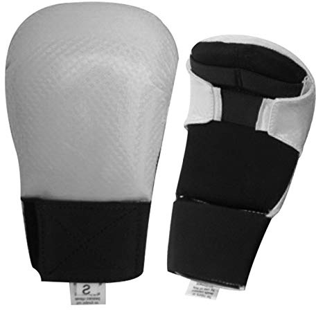 Ultimate - Karate Gloves - Martial Arts Training (White, M)