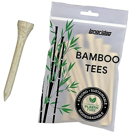 Longridge BAMBOO TEES 54MM NATURAL (50 PCS)