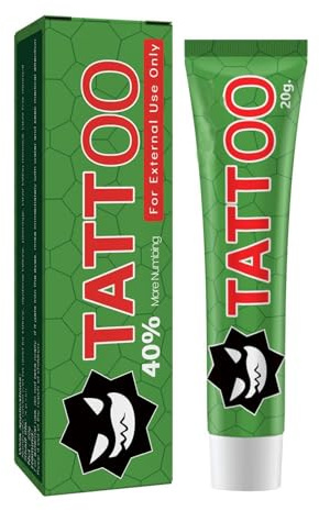 Crema para tatuajes, cuidado antes y después del tatuaje, para láser y eliminación de vello por perforación, hidratante y calmante para una experiencia agradable