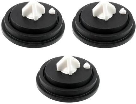 Toilet Fill Valve Diaphragm Washer – 3 Pcs Cistern Refill Valve Diaphragms, Toilet Inlet Float Valve Washer Seals – Suitable for Most Toilets Flushing Systems, 27mm Diameter