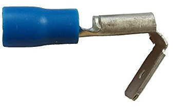 netproshop 100 x Flachstecker Verteiler 2,5mm²-6,3 blau