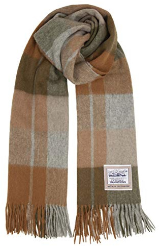 Heritage Traditions 100% Pure Wool Tartan Scarf, Check Scarf for Men & Women, Scottish Scarf Men Style, Women's Wool Scarf