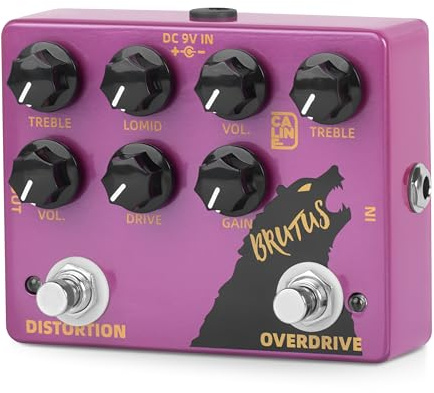 Caline DCP-02 Brutus Distortion Overdrive Pédale d'effets pour guitare