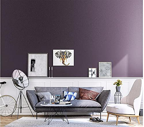 Tapet lila tapet för sovrum vuxna, 3D-tapet för vardagsrum modern minimalistisk icke-vävd tapet präglad väggpappersrulle barn tapet pojkar flickor