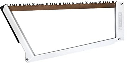 Rben Scie Pliante,Scie à Archet Pliante Robuste - Gaine en Cuir Robuste, scie à Survie Portable pour Le Camping, la Chasse, Le Travail du Bois