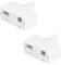 Uvital RJ11 to BT Phone Adapter - Standard Plug to Socket Converter, 2-Pack Wireless Female to Male, for 6P4C Telephone, Fax Machine