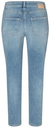 MAC Damjeans Mel Light Authentic Denim Sylvie Meis 24/7 Blue Vintage Art. Nr 0389L262090 D285 *, blå, 34W x 32L