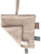 Snoozebaby Schmusetuch Baby - Kuscheltuch 15x15 cm mit Befestigung für Schnuller - 100% Bio Baumwolle Schnuffeltuch - Braun - Desert Sand