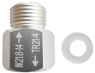 Guozyly CO2 Cylinder Adapter, CO2 Quick Adapter, Soda Maker CO2 Adapter, TR21-4 to W21.8 Robust Cylinder Adapter, Soda - Strea-m Adapter Female Thread (A)