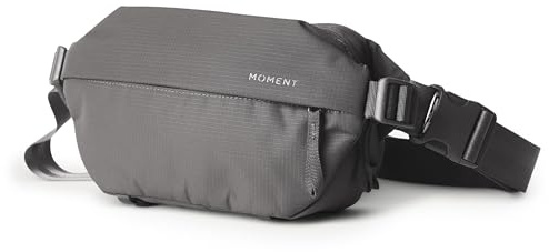 Moment Everything Sling Everyday Crossbody Bag, Waterproof, 2L & 4L Tailles, Grey, 4L, Gen 2