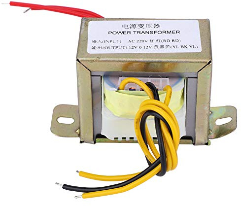 Trasformatore di Potenza 12V 30 W per Ingresso AC 220 V e Output a Doppia AC 2V, Ideale per le Schede di Amplificatore a 2 (94)