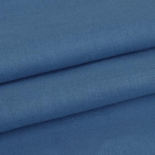 300 cm x 140 cm bomullstyg, bomullstyg för sömnad, metervara, kläder, tyg, dekorativt tyg, klädfoder för gör-det-själv pyssel, heminredning, kläddekoration, blå