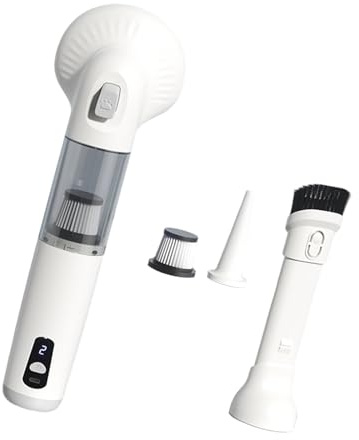 1. Potente aspiratore per peli di animali domestici con pettine rimovibile. Depilazione efficiente e design compatto per l'uso a casa in viaggio e come dispositivo per la pulizia della casa per cani