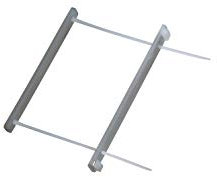 Archiv-Abheftbügel 6078, zweiteilig, Füllhöhe 60mm, transparent, Packung = 50 Stück