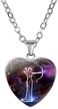 Caimeytie Mädchen Anhänger Kinderanhänger Halskette Horoskop Sternzeichen Schütze