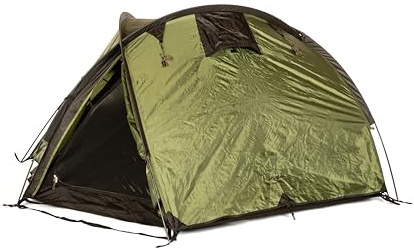 Snugpak The Bunker WGTE 3-Person Dome Tent - Waterproof Tent with Fly-First Pitch, Aluminium Poles, Flame Retardant Material - Lightweight Utility with Internal Pockets - With Repair Kit & Bag