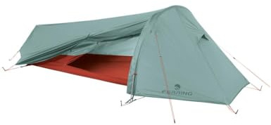 Ferrino Pluma 1, tienda de trekking de 1 plaza, ideal para viajes, ciclo y mototurismo y senderismo en la montaña
