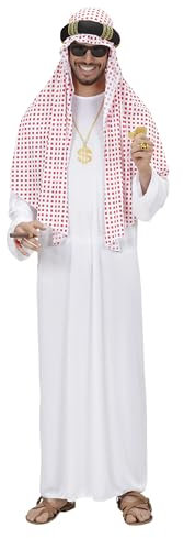 W WIDMANN MILANO Party Fashion - Kostüm arabischer Scheich, Tunika, Orient, Sultan, Faschingskostüme