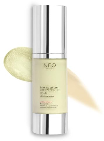 NÉO MAKE UP Primer - CC Cream Anti-Rossore - Intense Serum Green Beauty Balm - Neutralizza Rossori - Effetto Anti-Età e Calmante - 30 ml