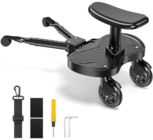 Passeggino universale Skate Passeggino universale portatile Kiddy Boards con cinghia di sospensione, ruote per bambini da 2 a 6 anni (25 kg)