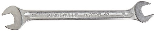 Stahlwille 40031011 Double Open Ended Spanners, Motor No. 10, Size 10 x 11mm, 15 deg Offset Angle, Length 155mm, Weight 47g, Made in Germany