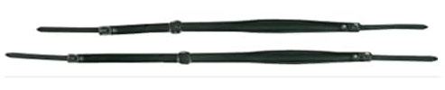 GEWA 766012 Tragriemen für Akkordeon 40/48 Bass 35mm schwarz (Paar)