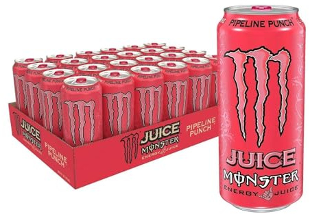 Monster Energy Drink Pipeline Punch Cans, 24 x 500ml