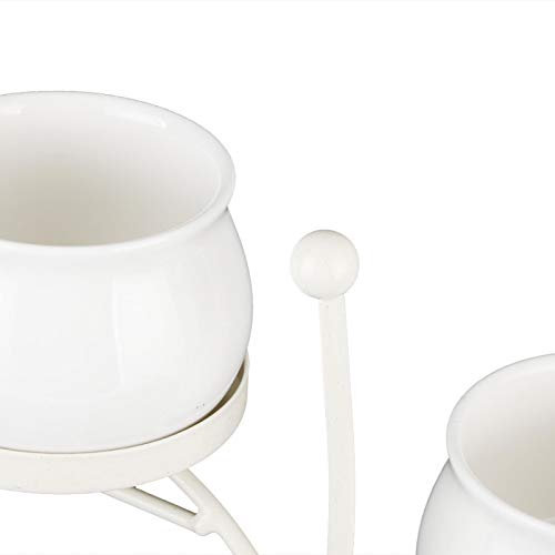 Ong Planta de la decoración del hogar de la combinación del Tenedor de exhibición de la Maceta de Las macetas para la Flor(RT016-B White Basin + White Frame)