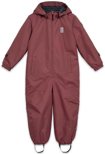 Kabooki Lego Schneeanzug Kinder 80 Light Bordeaux | Wasser- und Winddichter Schneeanzug Für Jungen und Mädchen | Warm Winteranzug Kinder