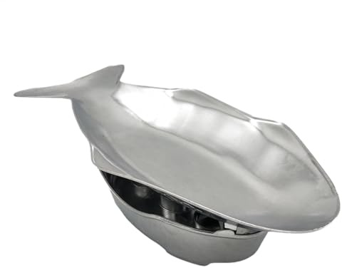 Grill Fish Tray - Fish Serving Platter, Fish Shape Aluminum Grill Pan | Perfect Family Dinner Fish Grill Pan, Thai Fish Platter, Perfect Fish Plate for Indoor Kitchen, Restaurant