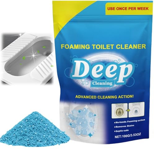 Toilet Cleaner,Toilet Active Oxygen Agent,Toilets Cleaner Limescale Remover,Touch Free Fizzy Foam Toilets Cleaner,Self Activating Powder,Toile-t Bowl Cleaner,Toile-t Fresheners,Toil-et Descaler